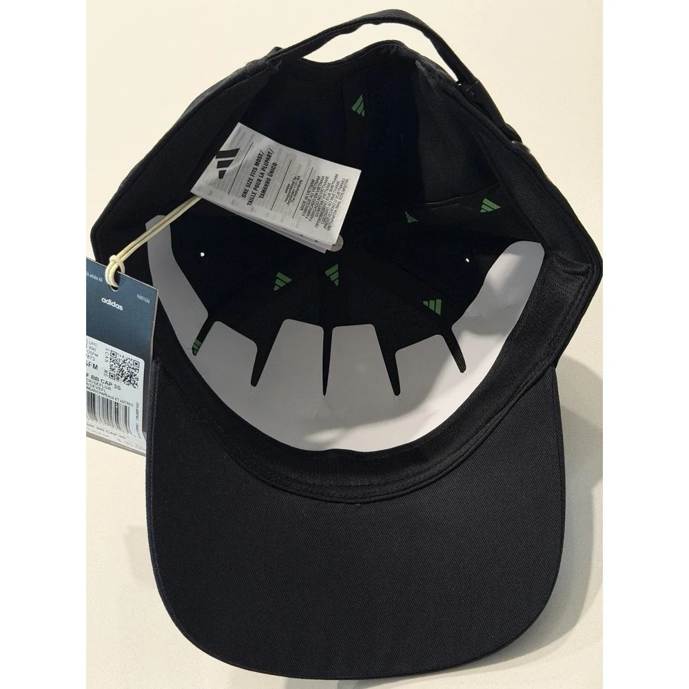 Adidas Mexico FMF 3-Stripe Baseball Cap KE7873 Black Green Embroidered OSFM NWT